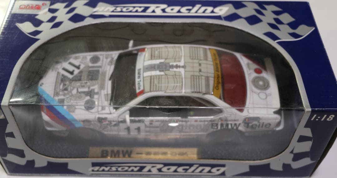 ANSONスケールモデル製　ＢＭＷ６３５CSI 　ＤTI仕様　1/18 中古品