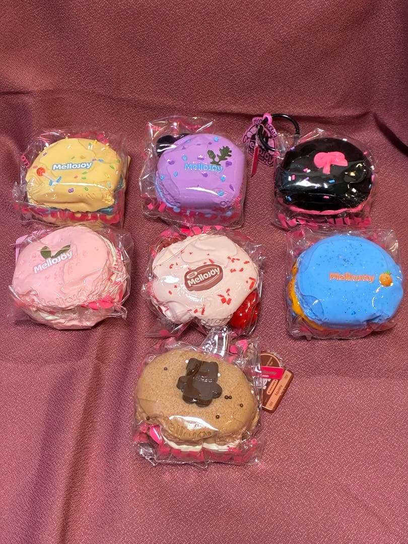 Mellojoy スクイーズ　不思議なマカロンシリーズ第１弾　7点セット