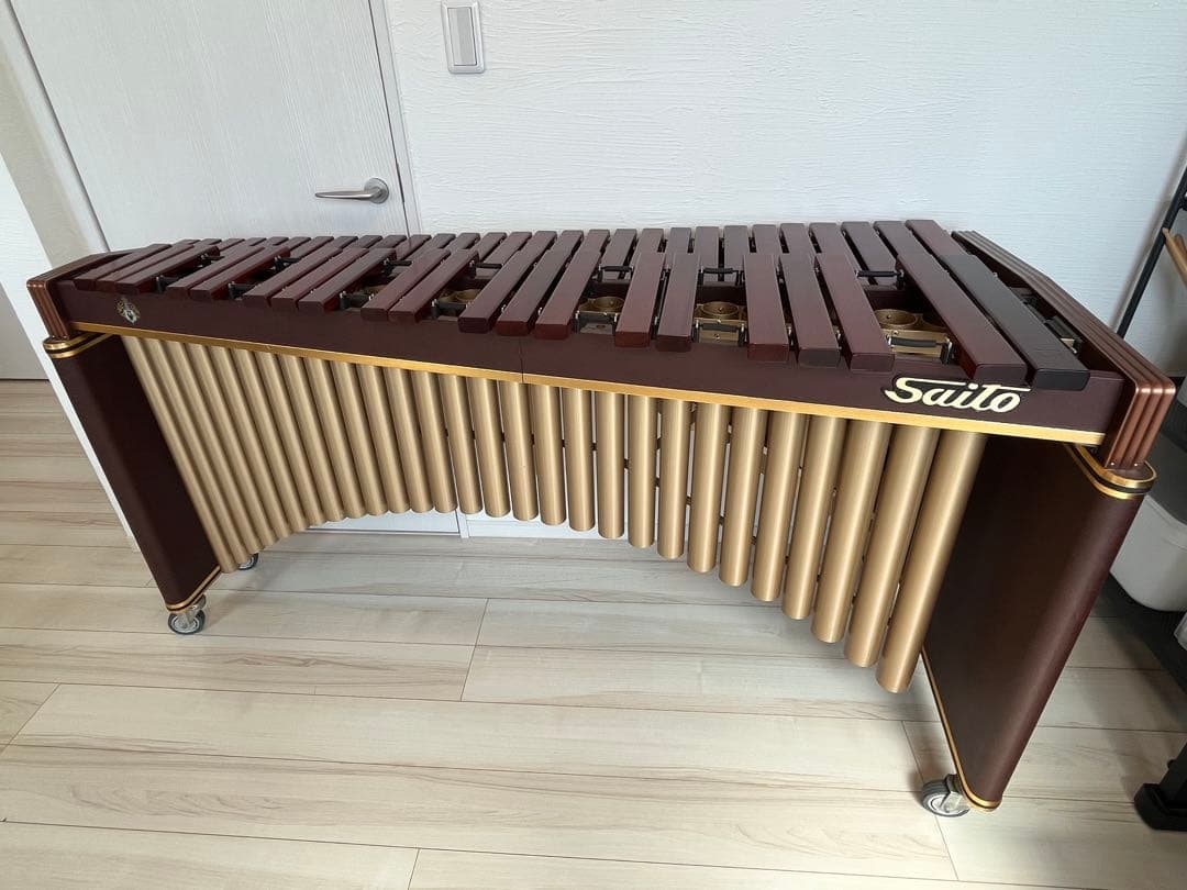Saito マリンバ 4オクターブ 49鍵（カバー・マレット付）