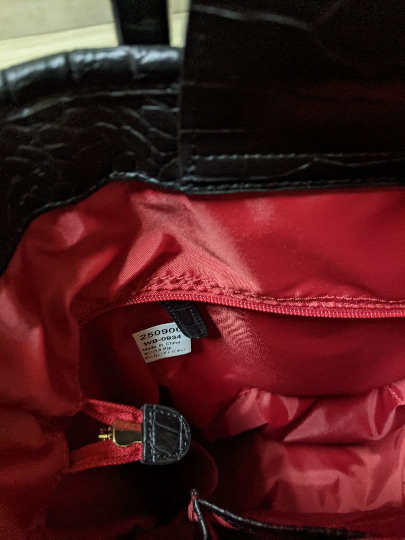 未使用品【SWANY】スワニーキャリーバッグ　クロコ型押し 高級