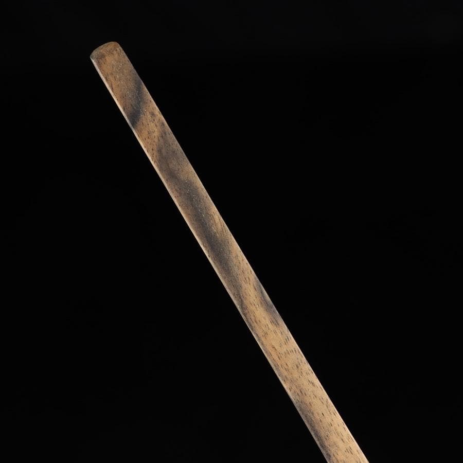 Y2916-4 茶道具 齋藤透 黒柿茶杓 共箱　　＃3