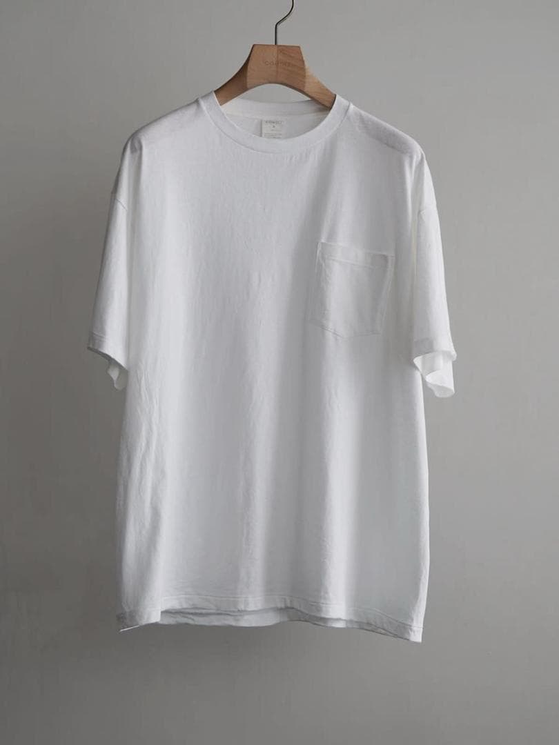 25SS COMOLI サープラス Tシャツ ホワイト 4 半袖