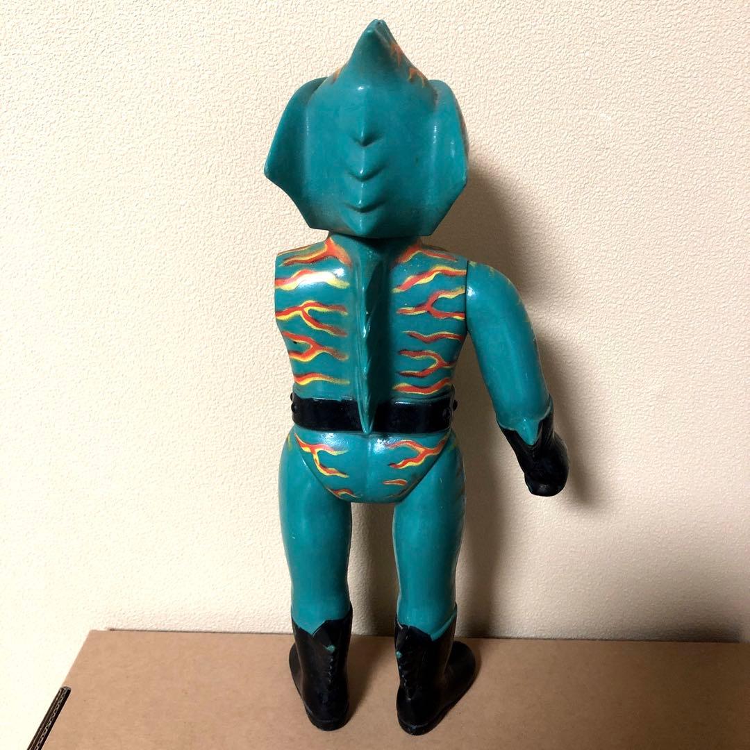 最終価格・旧バンダイ・仮面ライダー・アマゾン●昭和の当時物・ブルマァク・ソフビ