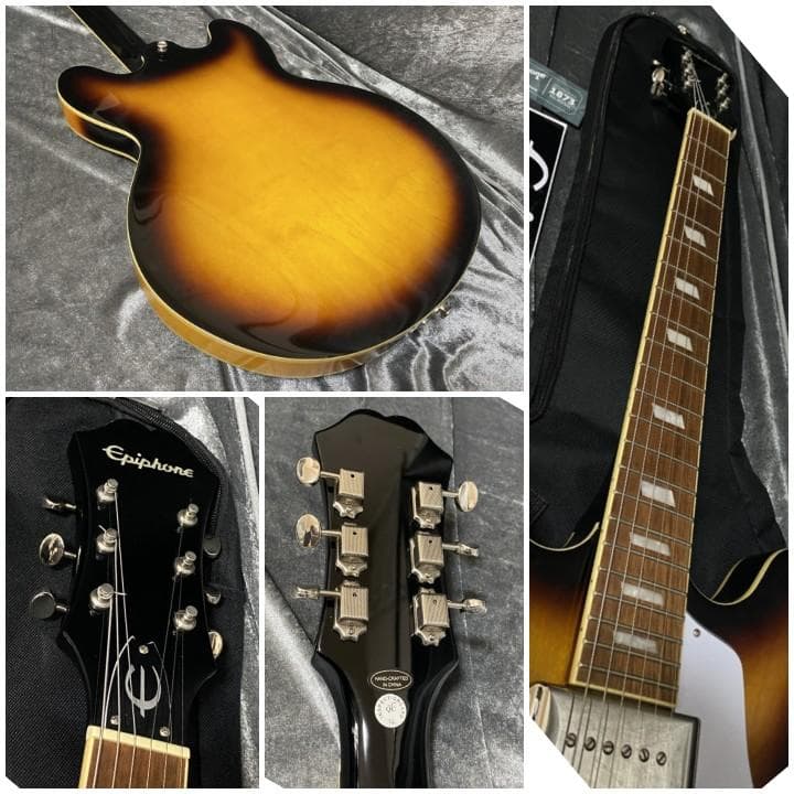 ★美品 2022年製 Epiphone CASINO カジノ セミアコ定番の名器