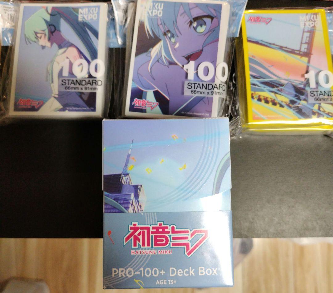 ultrapro 初音ミク expo 10周年 スリーブ3種 デッキボックス