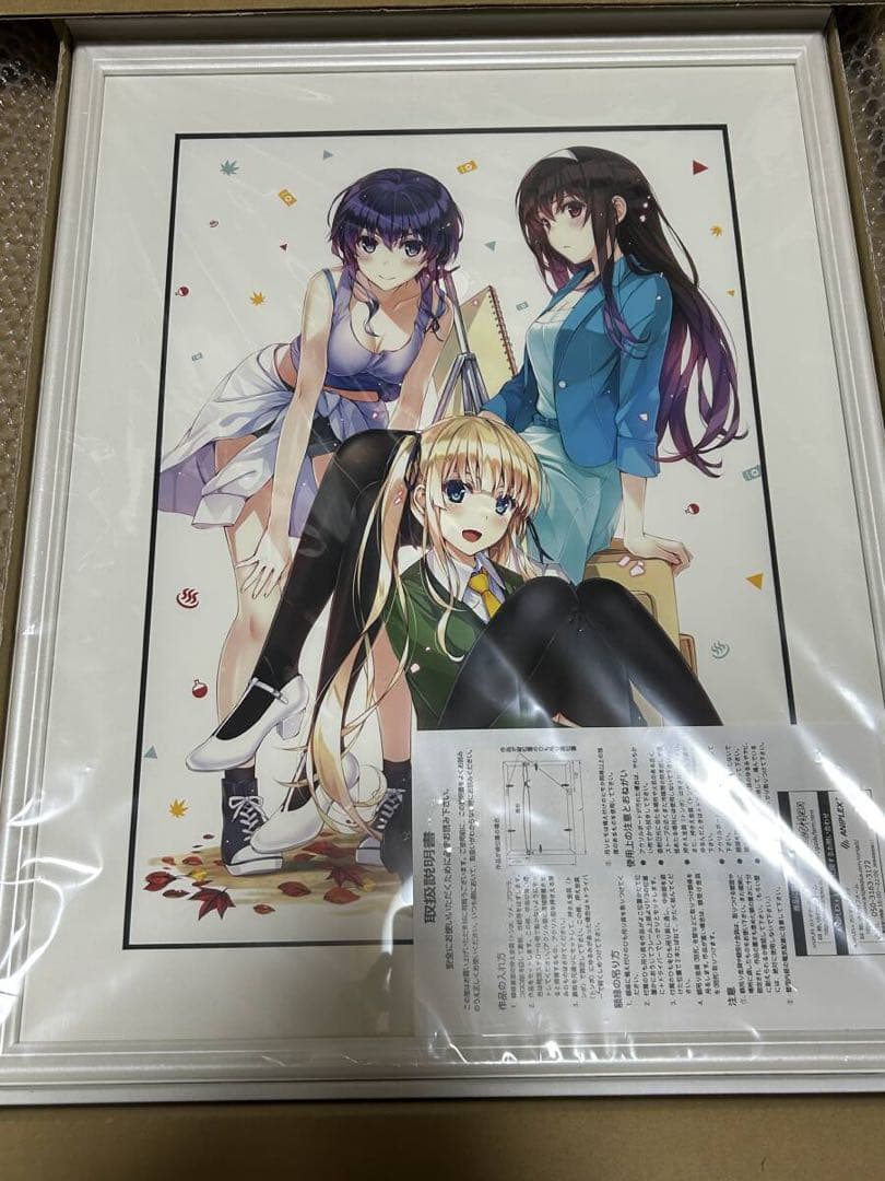 複製原画　冴えない彼女の育て方　プリモアート　深崎暮人　冴えカノ　ヒロイン集合