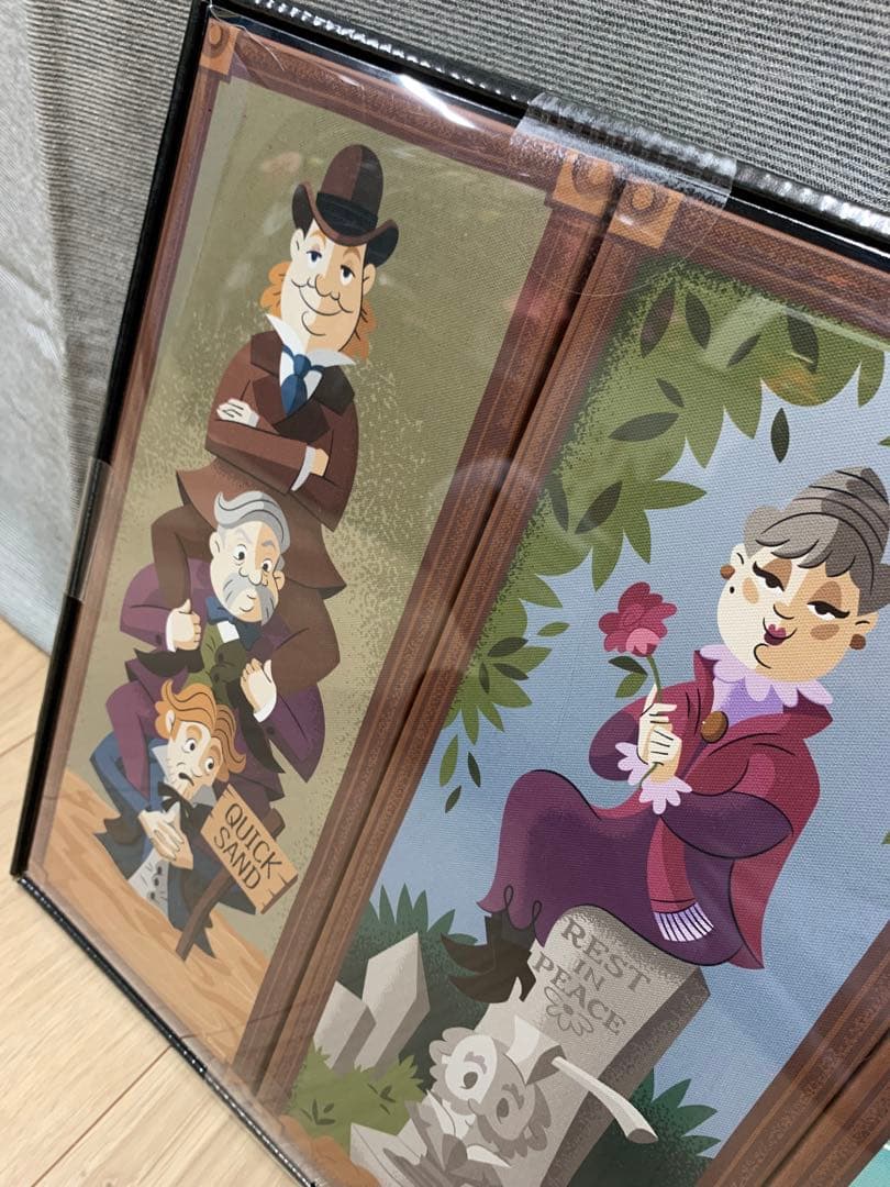 ディズニー　ホーンテッドマンション　ストレッチングルーム　アートセット