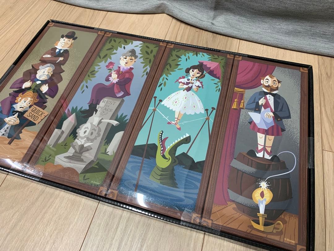 ディズニー　ホーンテッドマンション　ストレッチングルーム　アートセット