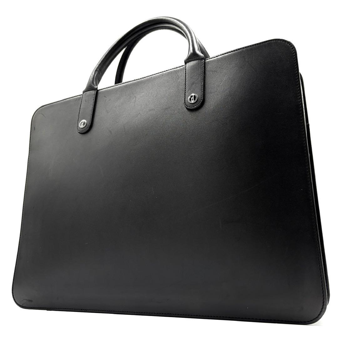 美品 ダンヒル センチュリーマン ビジネスバッグ ブリーフケース レザー 黒