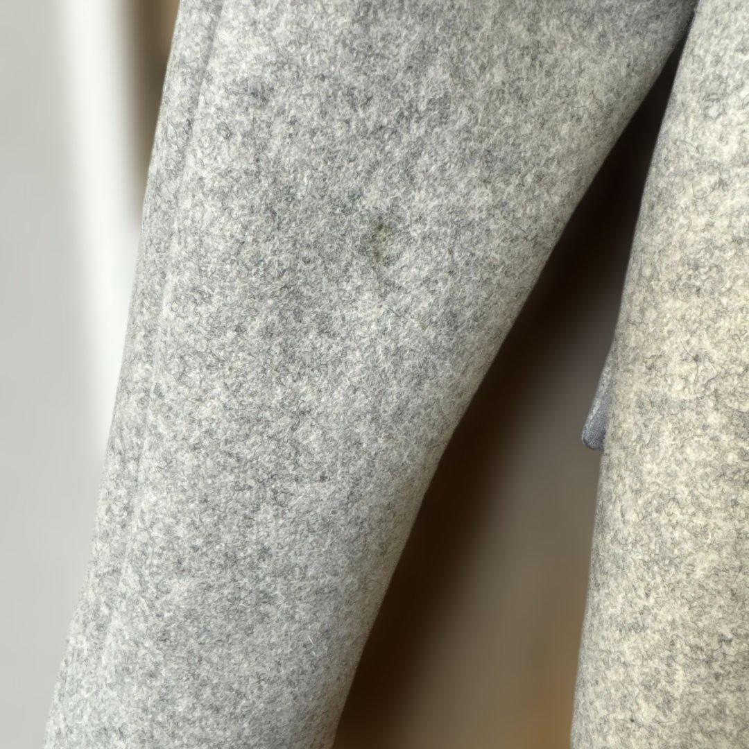 Aquascutum アクアスキュータム　グレー チェスターコート