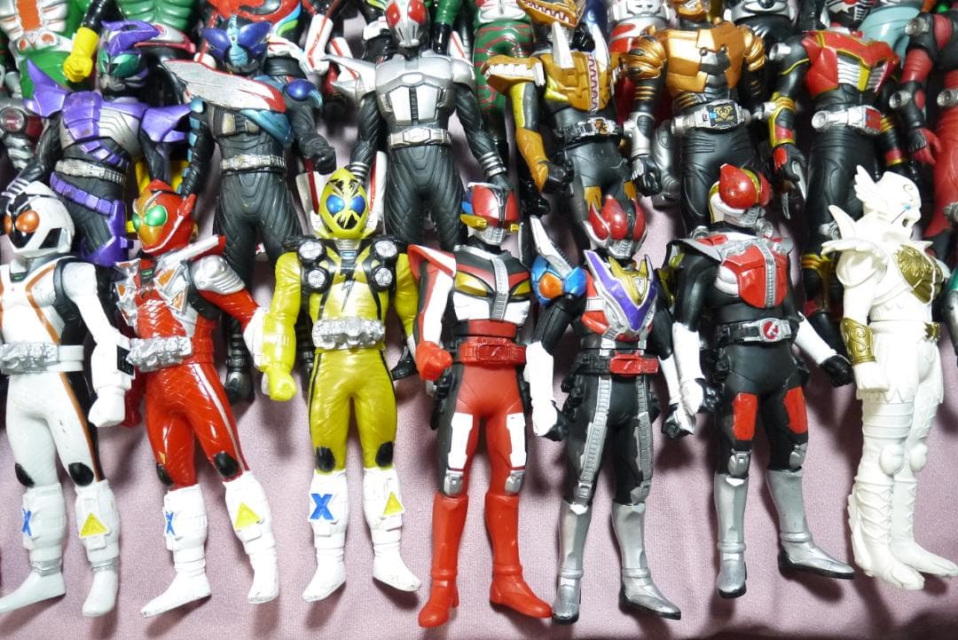 ライダーヒーローシリーズ　ビッグサイズソフビフィギュアなど　118体セット