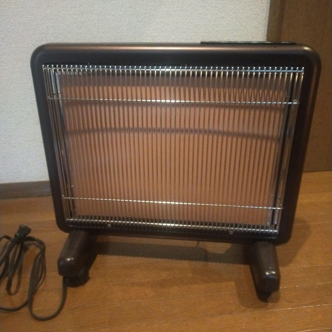 サンルミエ 遠赤外線暖房器 E800L-TM 茶 ブラウン タイマー 800W