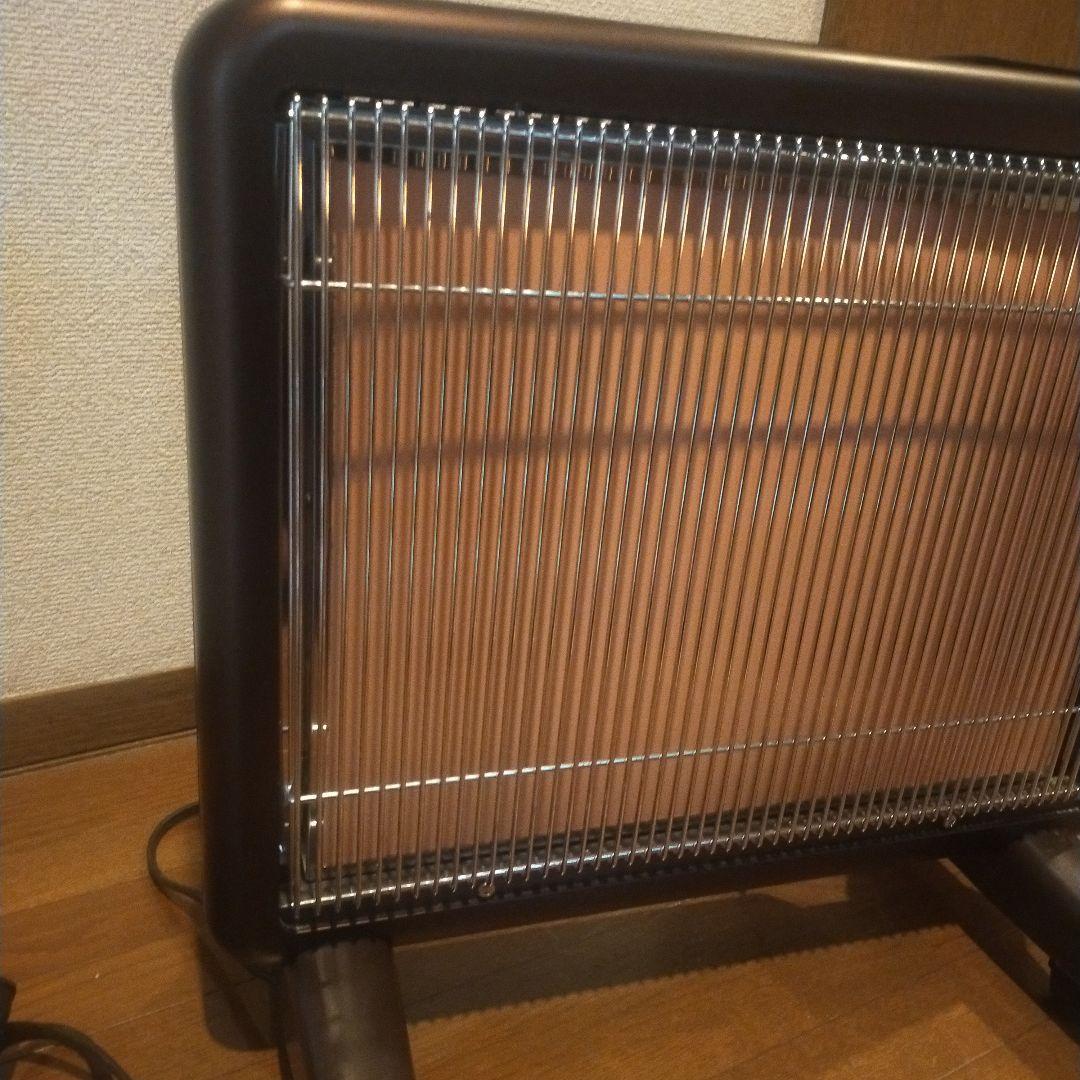 サンルミエ 遠赤外線暖房器 E800L-TM 茶 ブラウン タイマー 800W