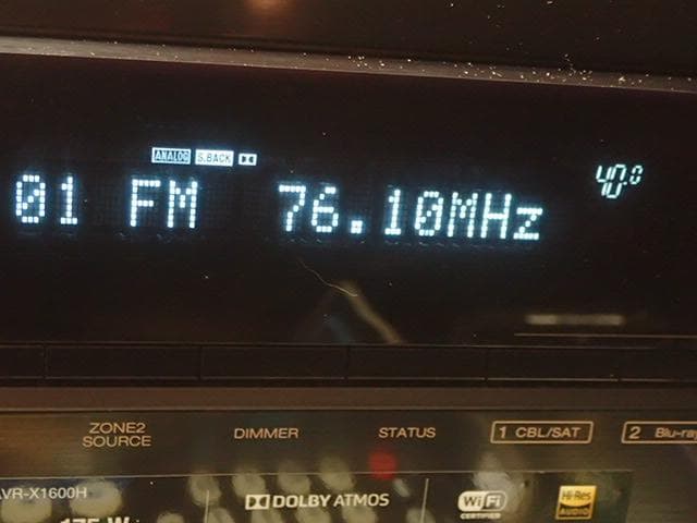 DENON AVアンプ AVR-X1600H　リモコン付き・超美品・動作快調