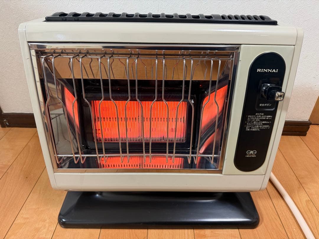 RINNAI R-600P-402 都市ガス ガスストーブ 暖房器具 動作確認済