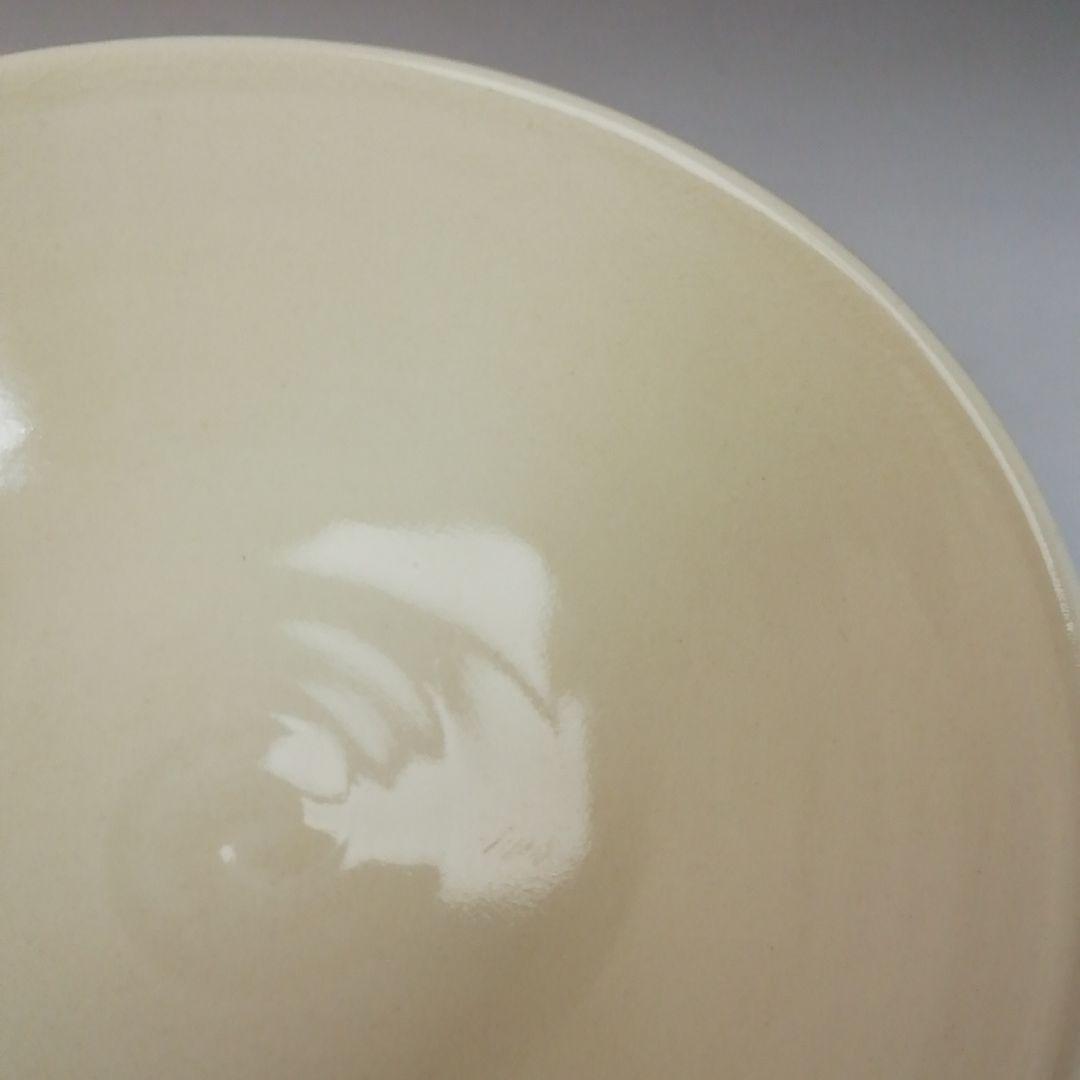 Ｓ８１９　茶碗　『色絵　蛇篭撫子』『平茶碗』『押小路窯　庄左ェ門』　共箱　茶道具