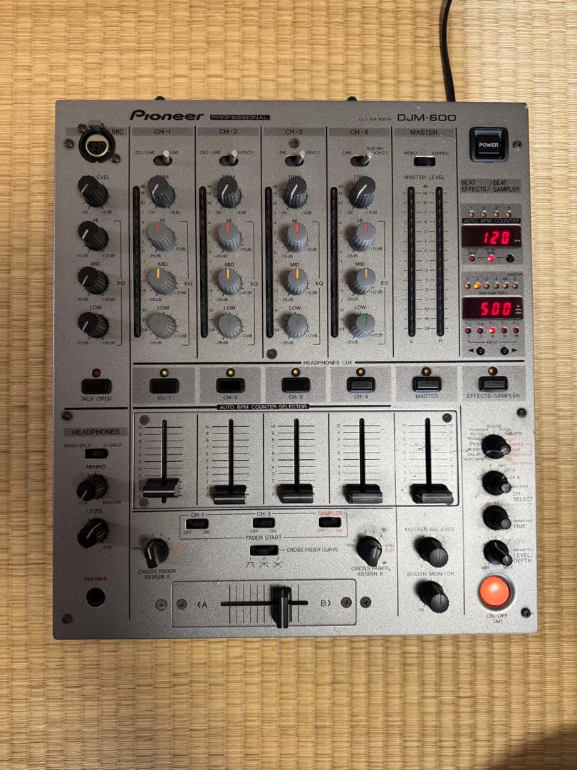Pioneer DJM-600 DJミキサー 美品