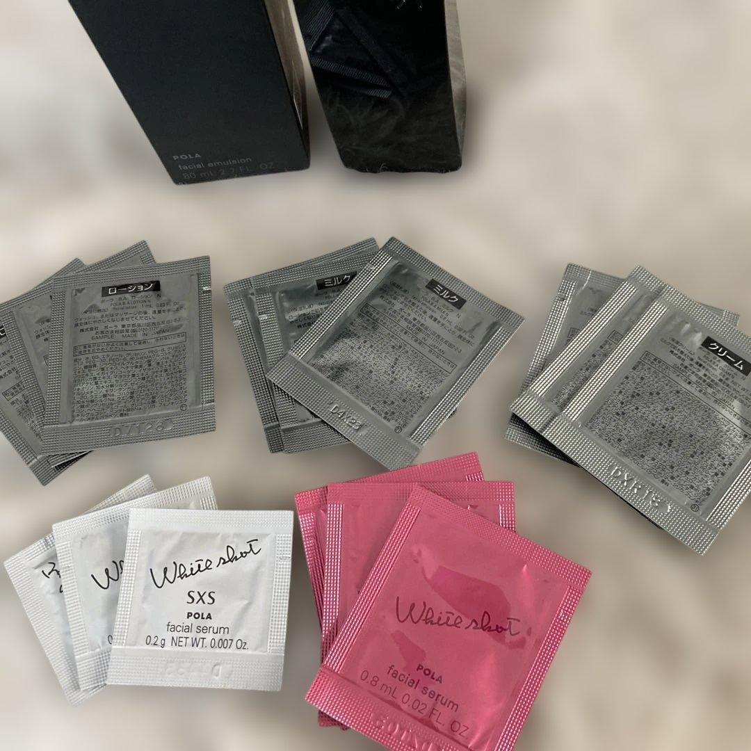 POLA❤️BA ミルクN ❤️乳液80mL（リフィル）サンプル（3×5種類）付❤️