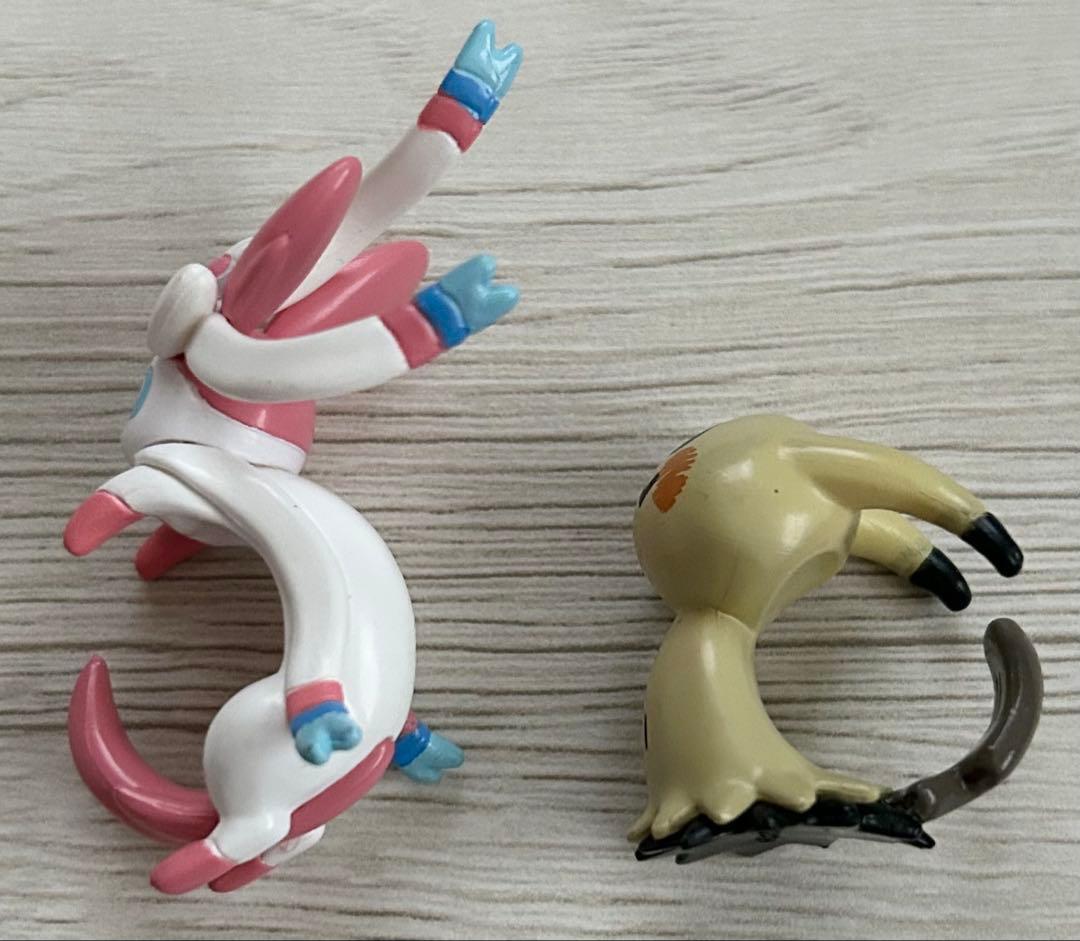 ポケモン　ニンフィア　ミミッキュ　イーブイ　メタモン　指輪　リング　4点セット