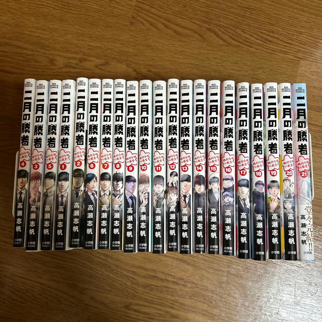 二月の勝者 ー絶対合格の教室ー　1〜21巻　全巻　完結