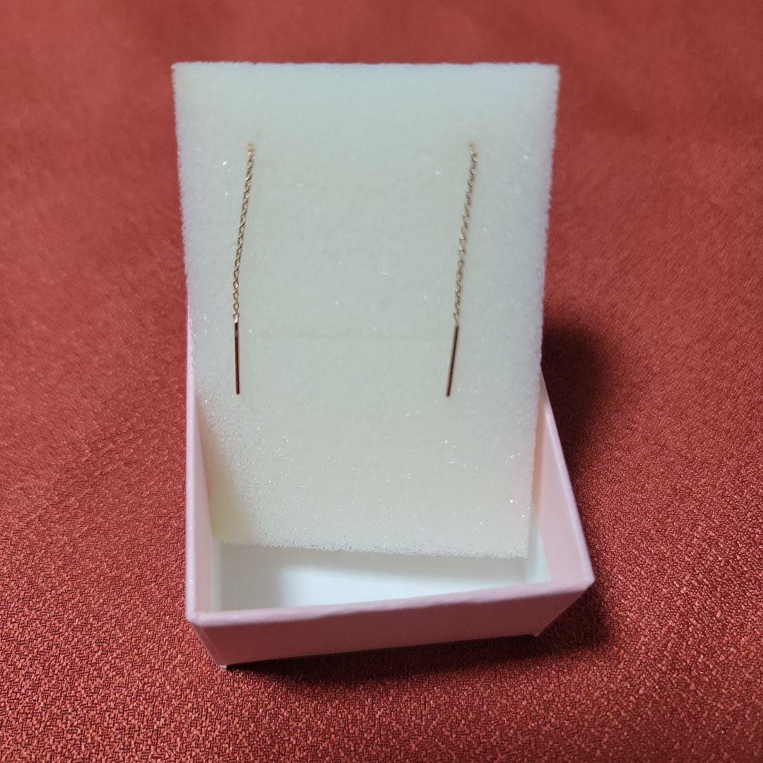 限定価格　即日発送　18金　18K ピンクゴールド　アメリカンピアス　さくら