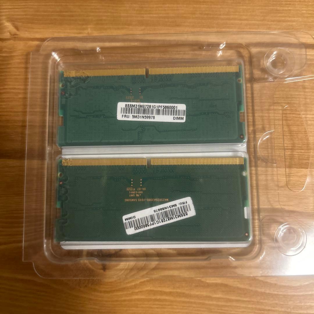 メモリー Samsung RAM sodimm ddr5 32gb(16gbx2)5600