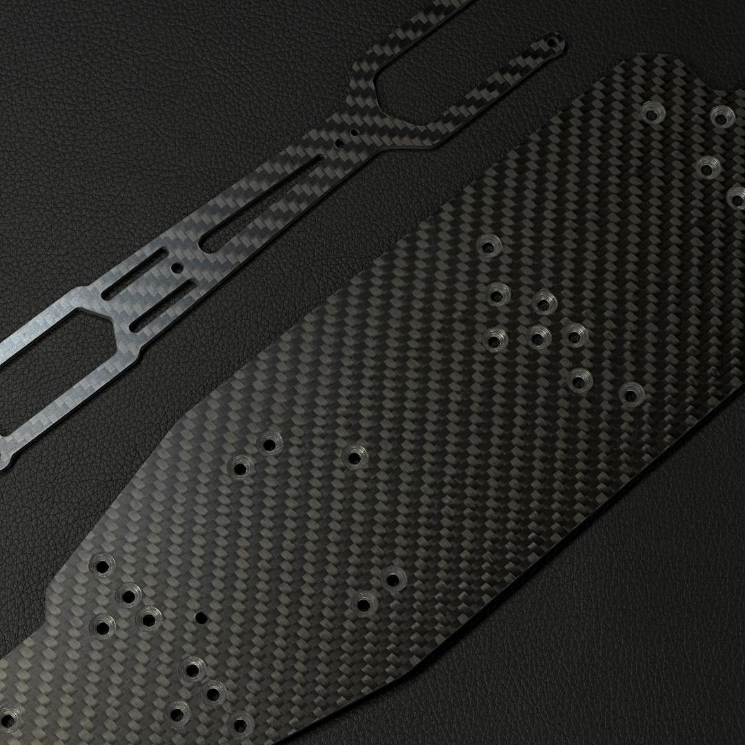 特注品 ヨコモ RD2.0 カーボンシャーシ 3.0mm + アッパ m2131