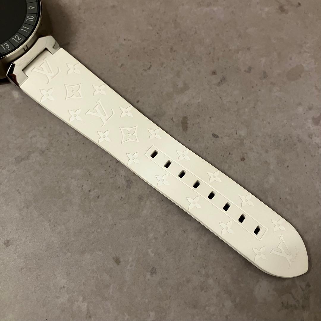 Louis Vuitton タンブールホライゾンV1 バンド ベルト ホワイト