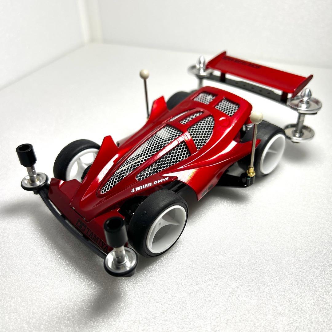 ミニ四駆　ビッグバンゴースト　タミヤ　完成品　肉抜　キャンディ　塗装　スーパー1