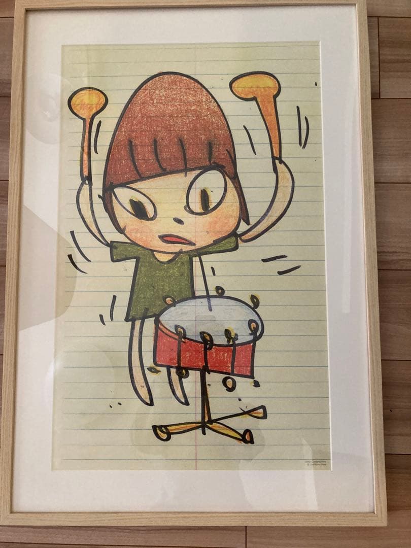 【限定】奈良美智 証明あり ダラス美術館 額装込み yoshitomo nara