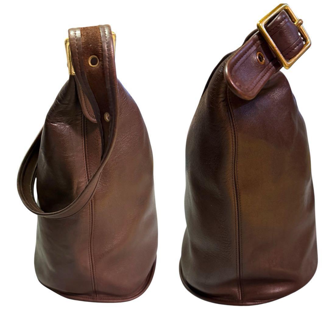 希少COACH オールドコーチ ショルダーバック ビンテージ バケツバッグ型