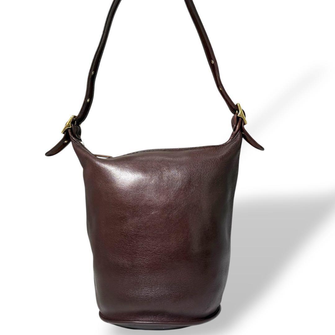 希少COACH オールドコーチ ショルダーバック ビンテージ バケツバッグ型