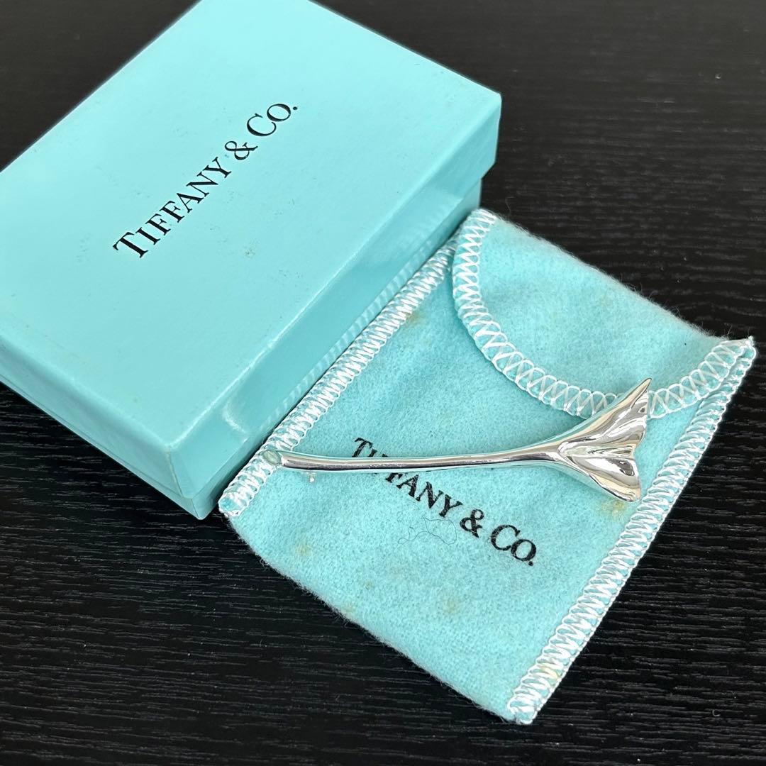 ティファニー　ブローチ　イチョウモチーフ　銀杏　ピンバッチ　シルバー925 箱