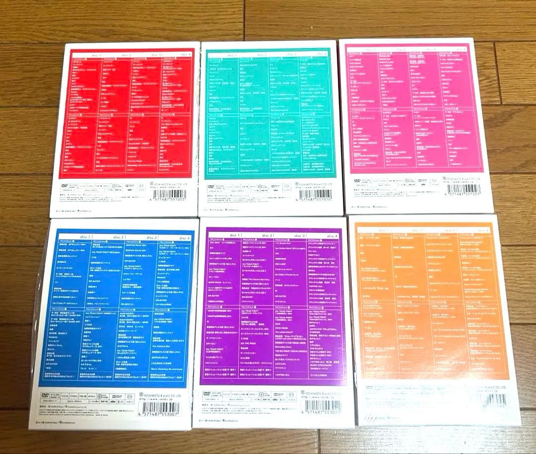 ダウンタウンのごっつえぇ感じ1991-1997 DVD全6巻　※個人所有