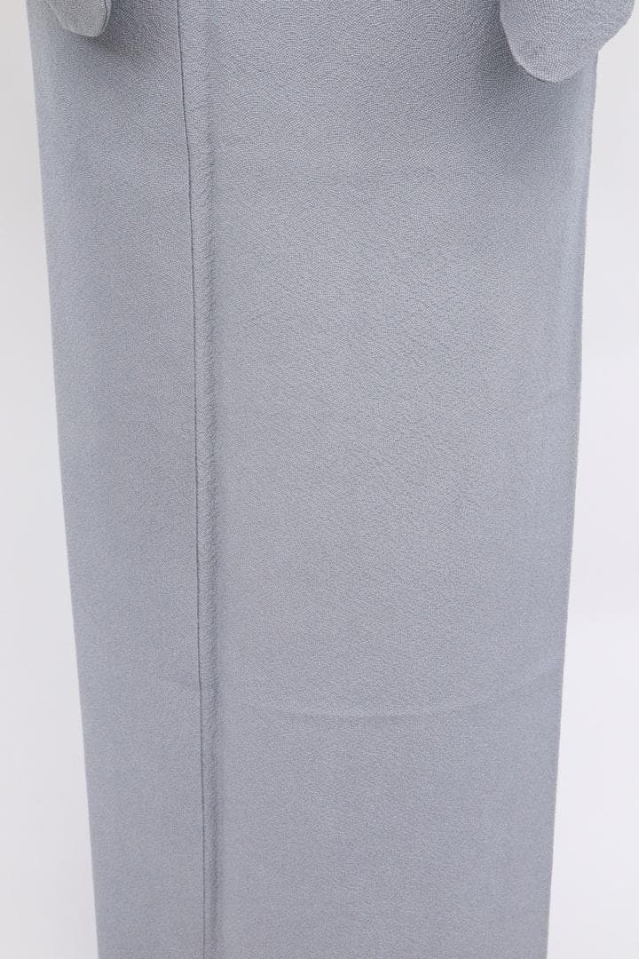 マジコ　江戸小紋＊袷着物 鮫 無紋 灰青 普段着物 正絹 ＊10KH5