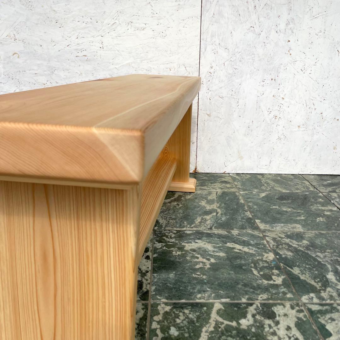 国産ひのき　ダイニングベンチ　木製ベンチ　スツール