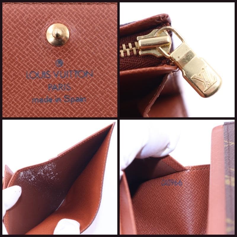 新春セール★ルイヴィトン ポルトモネ ビエ トレゾール 二つ折り財布 モノグラム