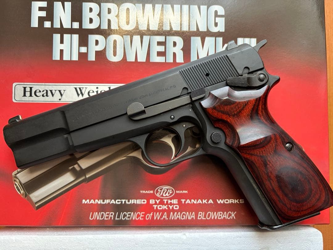 タナカ　ブローニングハイパワー Mk-Ⅲ HW樹脂モデル