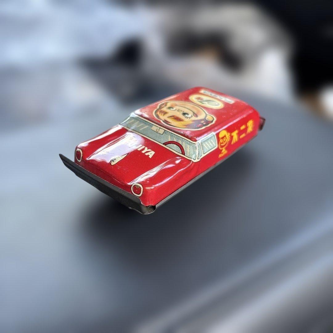 超希少　不二家　ペコちゃん　ブリキミニカー　ヴィンテージ