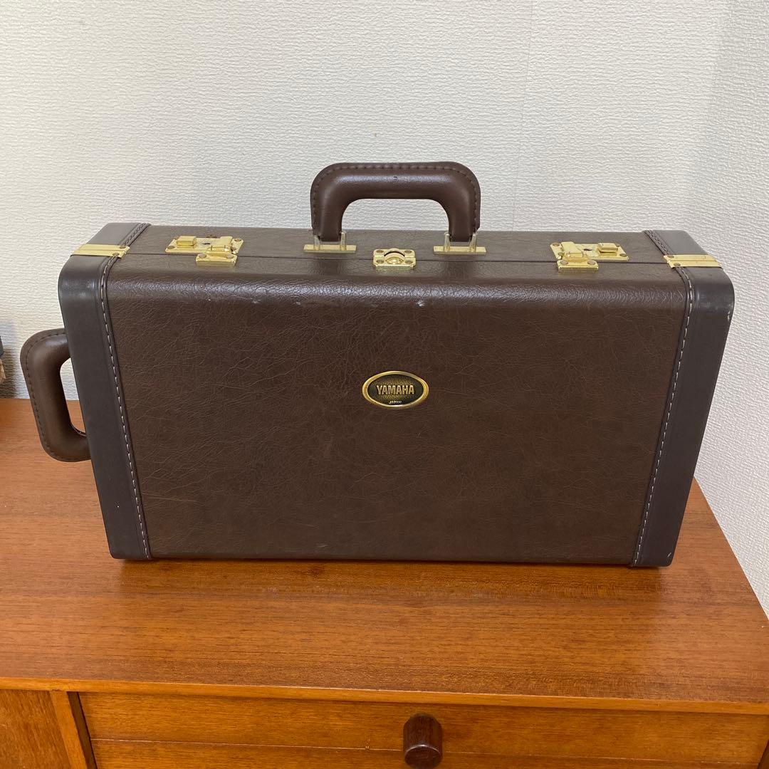 ヤマハ　YAMAHA トランペットケース　ブラウン×ゴールド