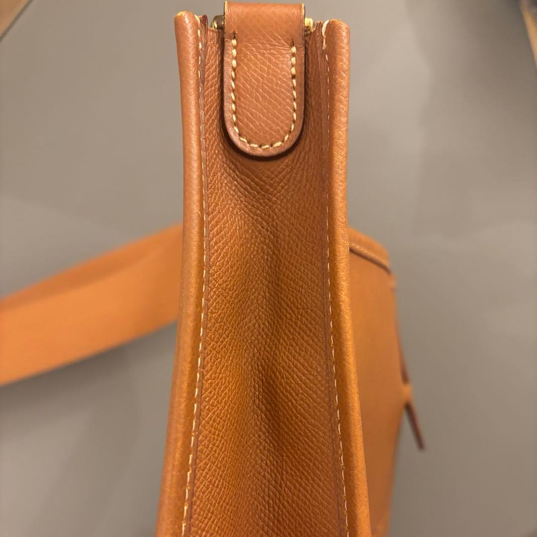 HERMES エルメス エヴリン エブリン　GM キャメル エプソン ショルダー