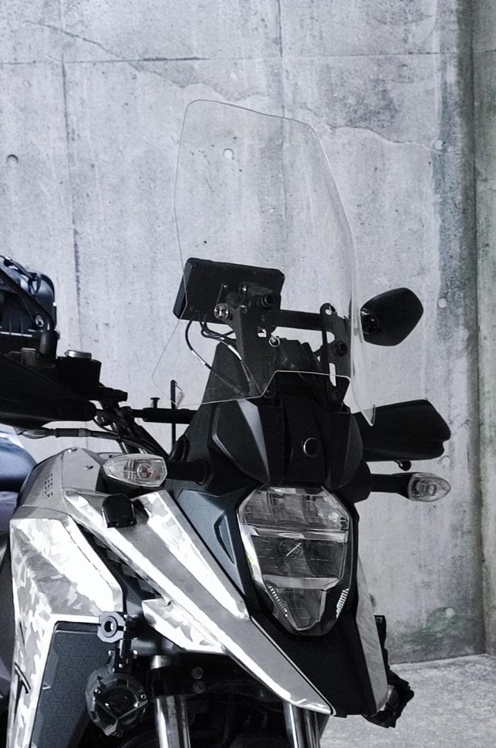 VStrom ロングシールド クリア3 Vストローム250SX ロングスクリーン