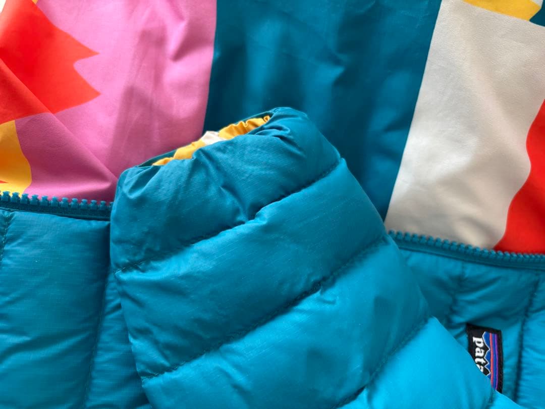 Patagonia カラフル ダウンコート