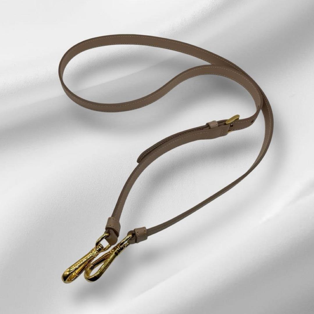 【美品】 PRADA プラダ サフィアーノレザー ショルダーストラップ