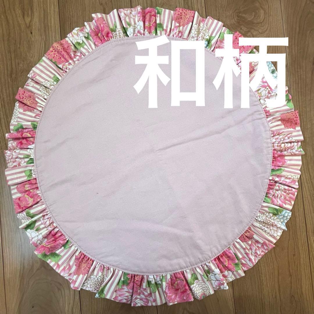 1238.カフェマットL59 着物撮影　和柄　リバーシブルハンドメイド　犬着物