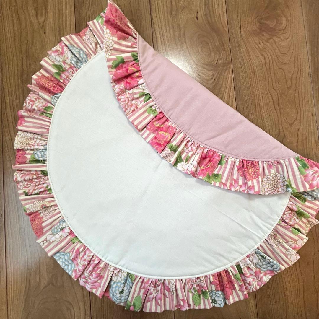 1238.カフェマットL59 着物撮影　和柄　リバーシブルハンドメイド　犬着物