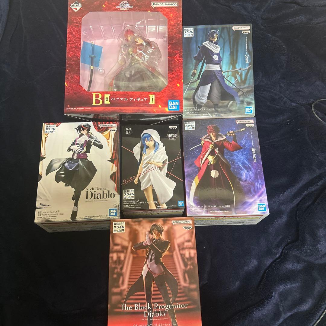 [未開封品]転スラ 6点セット ベニマル ディアブロ リムル ソウエイ