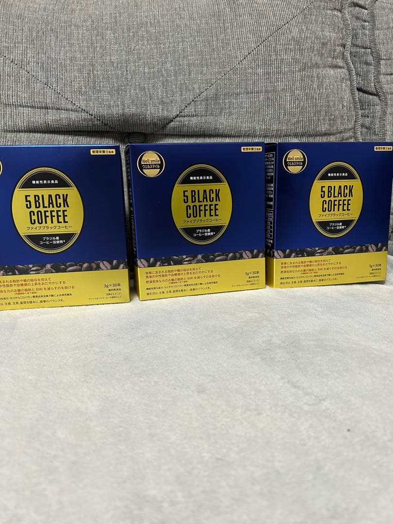 5 BLACK COFFEE 2箱x30本&1箱x29本