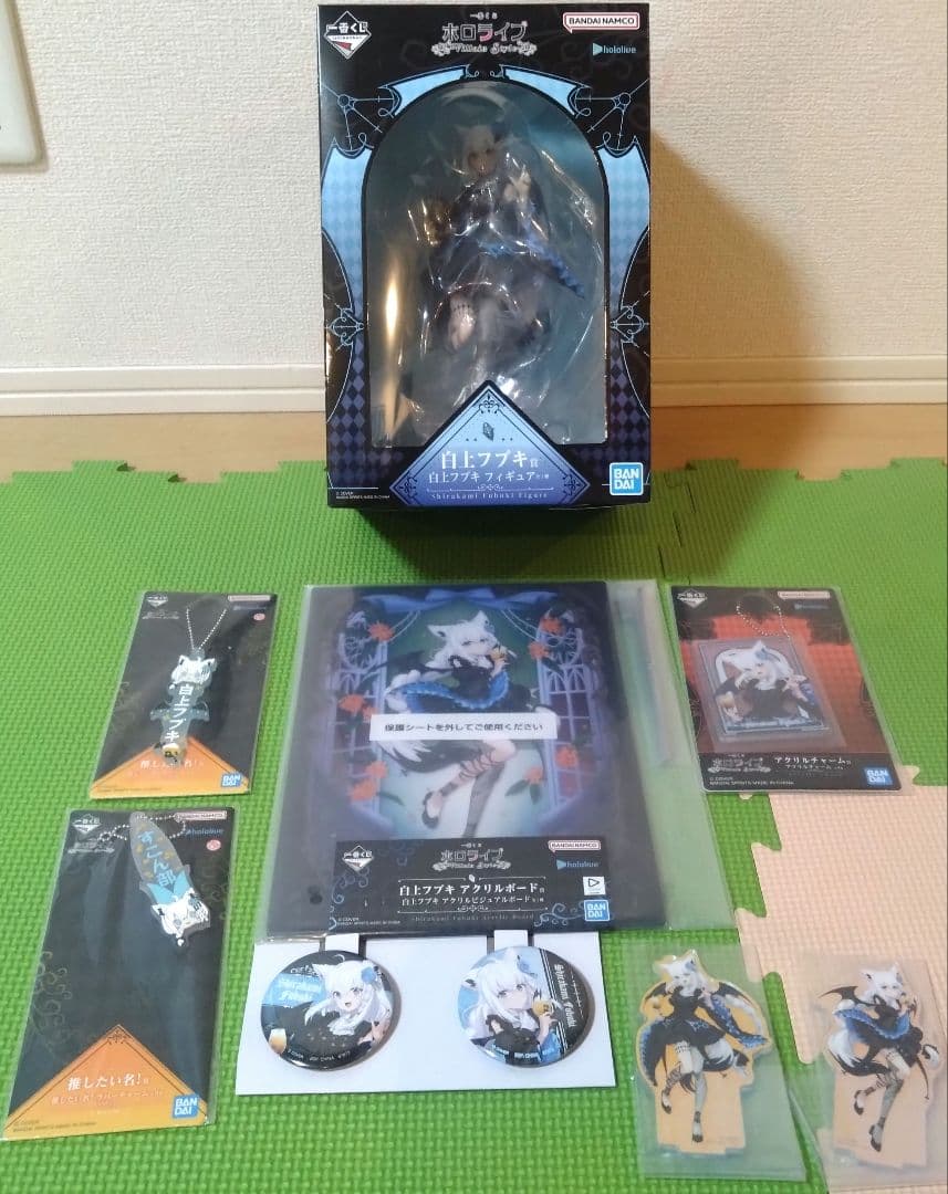 【新品】ホロライブ 一番くじ 白上フブキ　フィギュア　外セット