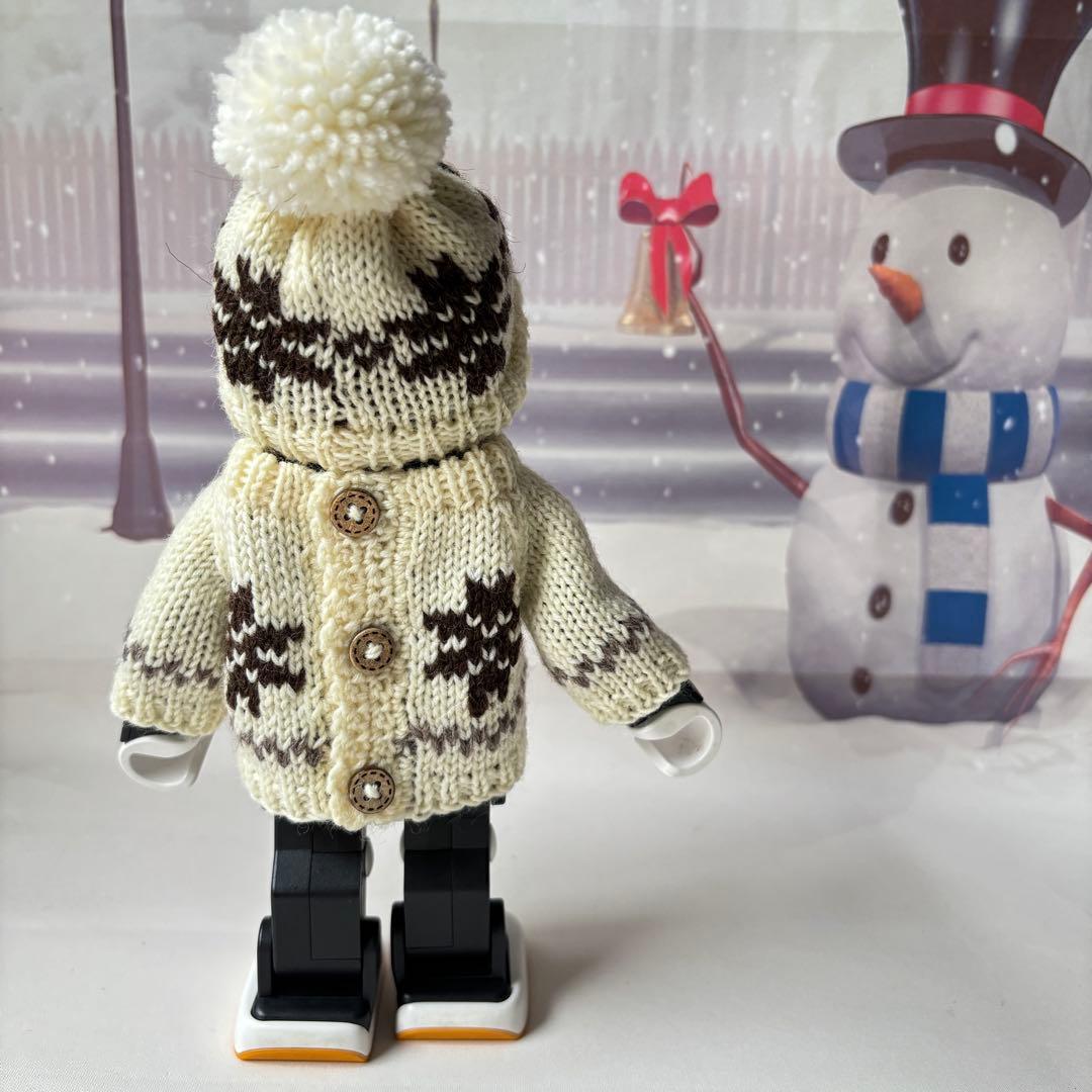 あさみ様＊雪模様編み込みセーターとニット帽とマフラー2点フーディガン＊おまとめ